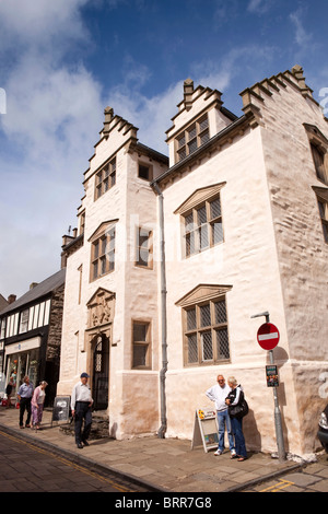 Großbritannien, Wales, Gwynedd, Conway, High Street, Plas Mawr Stockfoto