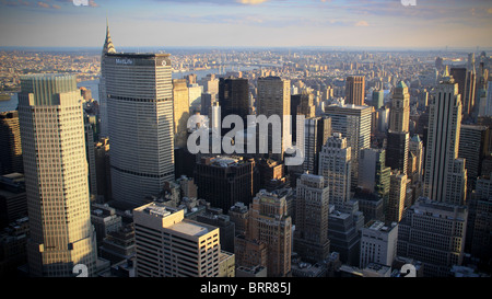 Blick vom Rockefeller Center, Manhattan, New York, USA Stockfoto