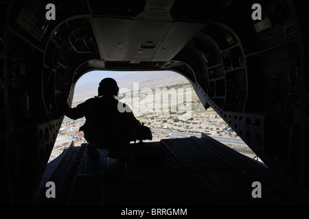 US-Chinook-Hubschrauber in Afghanistan Stockfoto