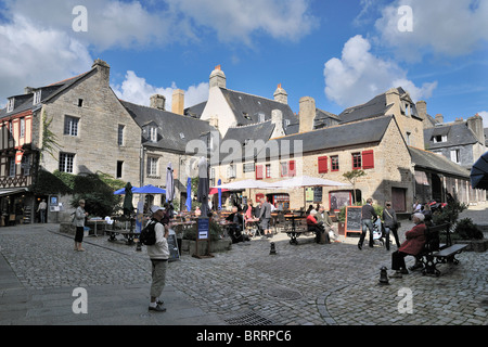 Straße in Quimper, Bretagne, Frankreich Stockfoto