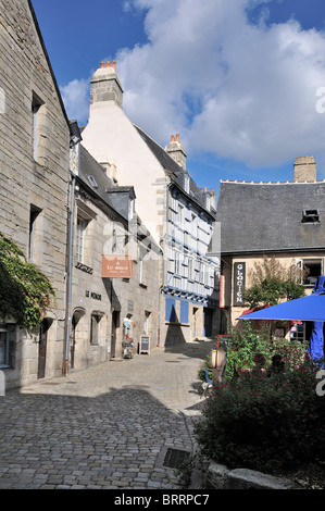 Straße in Quimper, Bretagne, Frankreich Stockfoto