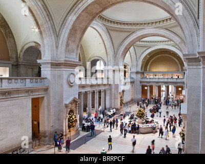 Das Metropolitan Museum of Art, die große Halle, NYC Stockfoto