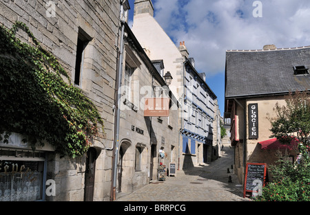 Straße in Quimper, Bretagne, Frankreich Stockfoto