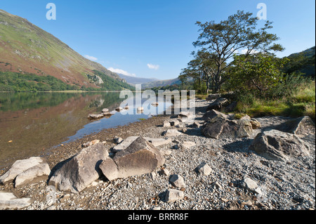 Herbstnachmittag am Nant Gwynant Stockfoto