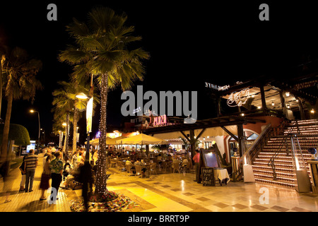 Kanaren, Teneriffa, Playa de Las Americas, Avenida de Las Americas Stockfoto