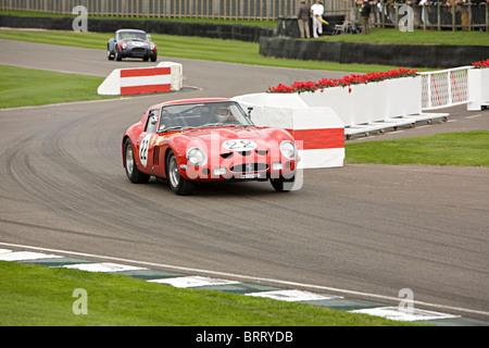 1962 Ferrari 250 GTO 2953cc Martin Brundle & Mark Hales beim Goodwood Revival 2010 Stockfoto