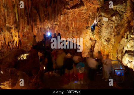 Mira de Aire Höhlen, Portugal Stockfoto