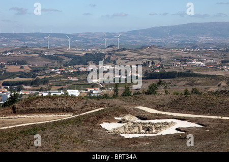 Torres Vedras Linien, Verteidigungsanlagen gebaut von Herzog von Wellington, 1810-Portugal Stockfoto