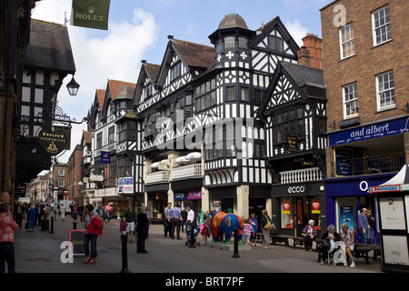 Die Zeilen Chester England UK Stockfoto