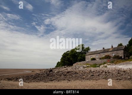 Küste bei Jenny Brown Punkt, Silverdale in Lancashire. Stockfoto