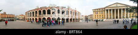 Verona, die Arena. Stockfoto