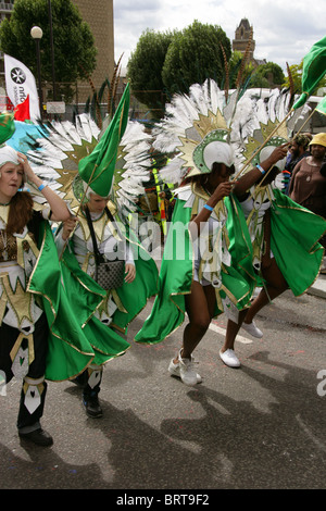 Teilnehmer in Nottinghill Carnival 2010 Stockfoto