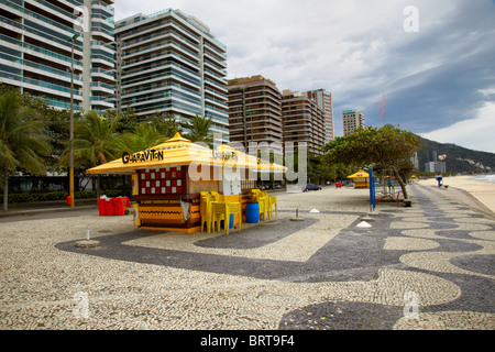 Praia de Sao Conrado, Rio De Janeiro, Brasilien Stockfoto