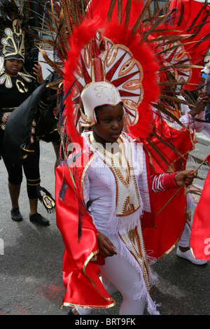 Teilnehmer in Nottinghill Carnival 2010 Stockfoto