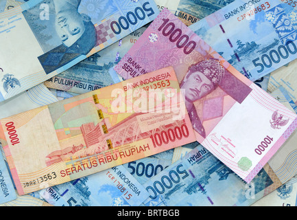 Indonesische rupiah Stockfoto