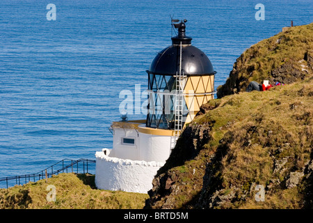 St. Abbs Leuchtturm, Berwickshire, Schottland Stockfoto