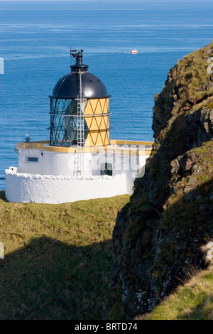 St. Abbs Leuchtturm, Berwickshire, Schottland Stockfoto