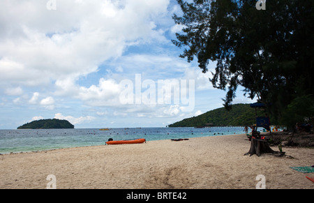 Einen Blick auf Manukan Island in der Nähe von Kota Kinabalu in Sabah, Malaysia getragen Stockfoto