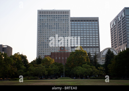 Hibiya Kokaido Public Hall, Hibiya-Park. Stockfoto