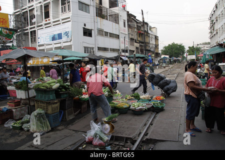 Mahachai Markt, Samut Sakhon, Thailand Stockfoto