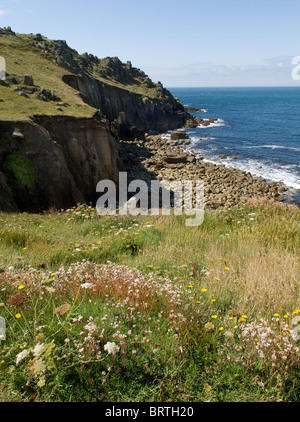 Eine Bucht an der Cornish Küste. Stockfoto