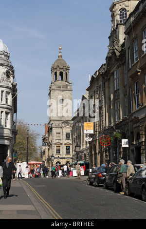 Offener Straßenmarkt in Corn Street, Bristol City Centre England, Großbritannien Stockfoto