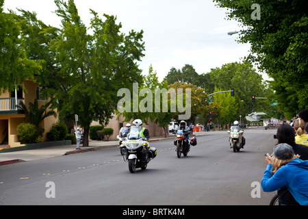 Szene aus der 2010 Amgen Tour of California Stockfoto