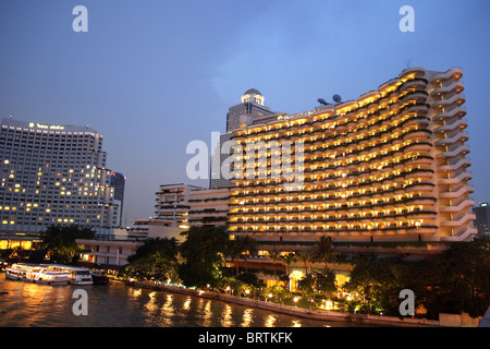 Shangri-La Hotel am Ufer des Chao Phraya Flusses, Bangkok, Thailand Stockfoto