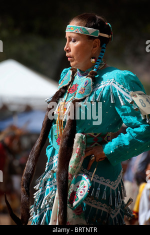 Ein Chumash Indianer Indianerin Stockfoto