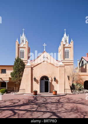 San Felipe De Neri Parish, Albuquerque, NM Stockfoto