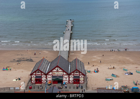 Saltburn pier Stockfoto