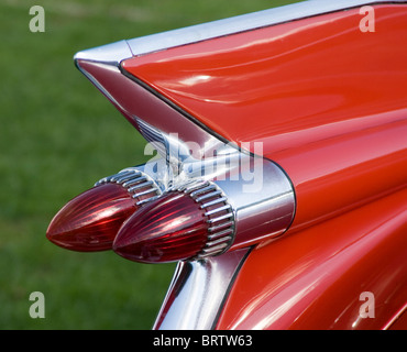 Chevrolet Rückleuchten und Flügel Stockfoto