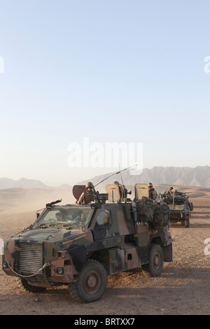 Letzten Patrouille von der holländischen Armee in Afghanistan (2010-07-24) Stockfoto