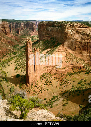Spider Rock Canyon de Chelly Arizona USA Stockfoto