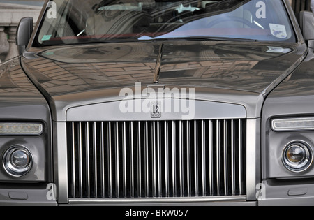 Vorderseite des Rolls-Royce Auto Stockfoto