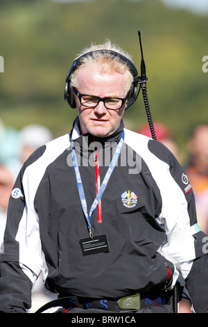 CHRIS EVANS RADIO DJ TV MODERATORIN RADIO DJ & TV MODERATORIN CELTIC MANOR RESORT Stadt NEWPORT Wales 4. Oktober 2010 Stockfoto