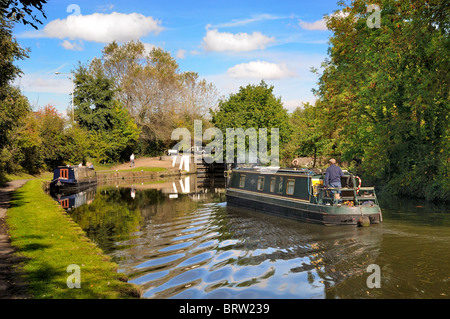 Clitheroes Schloss, Grand Union Canal, West-London Stockfoto