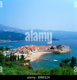 Altstadt, Budva, Montenegro Stockfoto