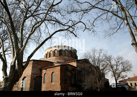 Topkapi Palast Ottoman Sultan Residenz Istanbul Türkei Kirche Hagia Eirene im ersten Hof Stockfoto