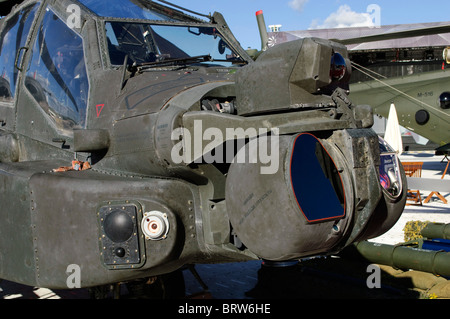 Westland WAH - 64D Longbow Apache AH1 betrieben durch das Army Air Corps auf static Display auf der Farnborough Airshow Stockfoto