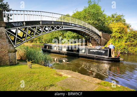 Galgen-Brücke, Grand Union Canal, West-London Stockfoto