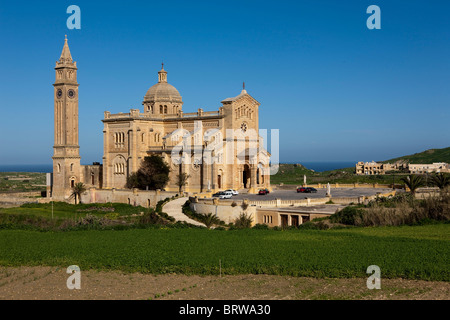 Wallfahrt Kirche, Ta' Pinu in der Nähe von Gharb, Gozo, Malta, Europa Stockfoto