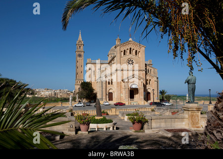 Wallfahrt Kirche, Ta' Pinu in der Nähe von Gharb, Gozo, Malta, Europa Stockfoto