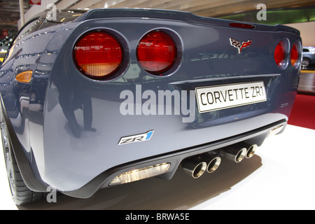 Corvette ZR1, Motor show, Mondial de l ' Automobile, Paris Stockfoto