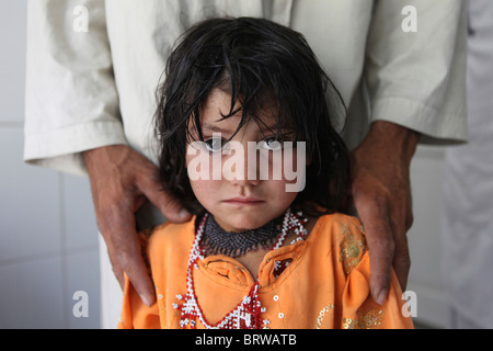 Kinderstation eines afghanischen Krankenhauses Stockfoto