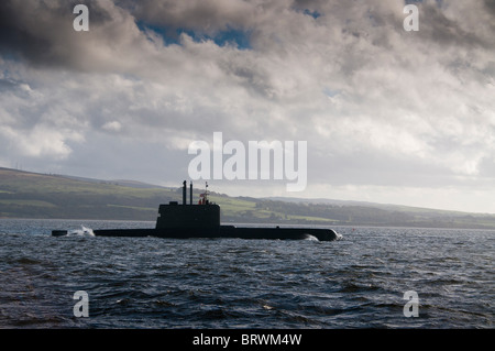 Die norwegische u-Boot-HNoMS Ula, auf der Oberfläche Stockfoto