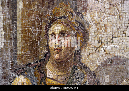 Türkei-Römische Mosaiken in das Museum für Archäologie in Antakya (früher Antiochia) in der Provinz Hatay. Foto: Sean Sprague Stockfoto