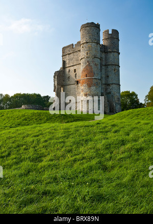 Ruinen von Donnington Castle im Jahre 1386 von Sir Richard Adderbury in der Nähe von Newbury Berkshire gebaut. Bleibt nur das Torhaus Stockfoto