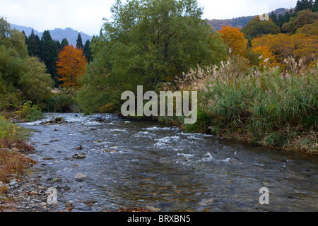 See Daigenta-Ko im Herbst Stockfoto