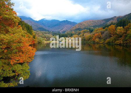 See Daigenta-Ko im Herbst Stockfoto